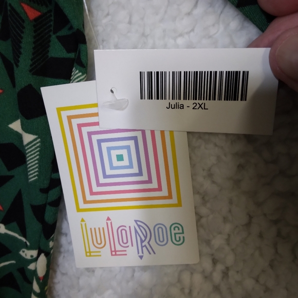 NWT- LuLaRoe Julia Dress Casual- 2XL - Picture 6 of 7